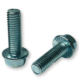 1/4"-20 x 3/4" Grade 5 Serrated Hex Flange Bolts Zinc Plated