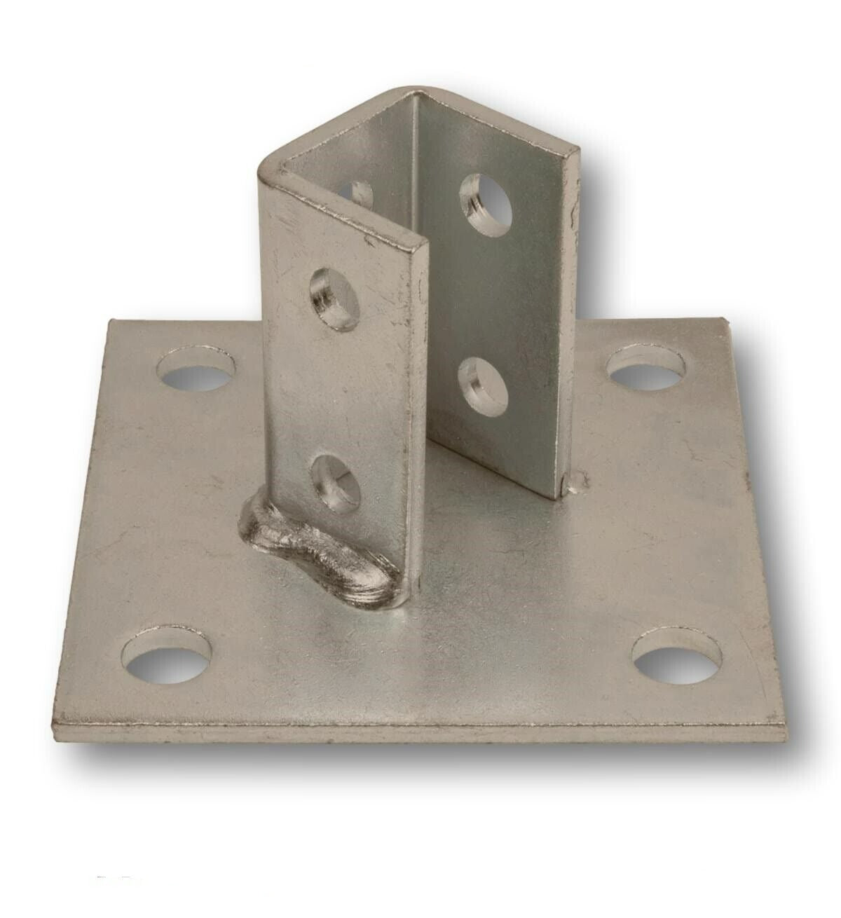 Hot Dip Galvanized Diagonal Angled Strut Post Base 1-5/8" Channel #4773G P2072A