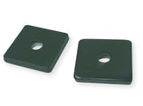 1/4" X 1-5/8" X 1-5/8" Green Square Washers Unistrut Channel P1062 Strut