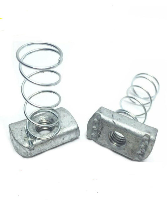 P1006-1420 1/4"-20 HD Galvanized Spring Nuts 4 Unistrut Channel