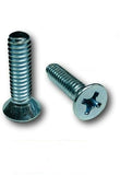 10-32 x 2-1/2" Phillips Flat Head MachIne Screw Zinc Plated Countersunk