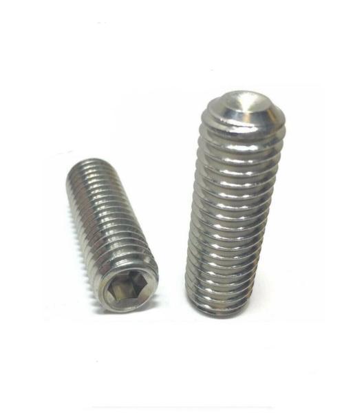 #10-32 x 3/8" StaInless Steel Socket Set Screw Cup PoInt FIne Thread
