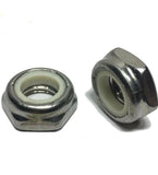 1/4"-20 Hex Jam Nylon Insert Lock nut Nylock StaInless Steel Half Height