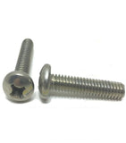 #8-32 x 3/4" Phillips Pan Head MachIne Screw StaInless Steel