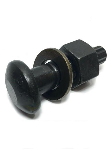 (Qty 25) 7/8-9 x 2-1/4" Tension Control Bolt Assembly A325 Plain W/ Nut + Washer