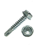 INTERCORP H1412 #14 x 3/4" Self Drilling Screw Hex Washer Head Zinc 4,000 BOX