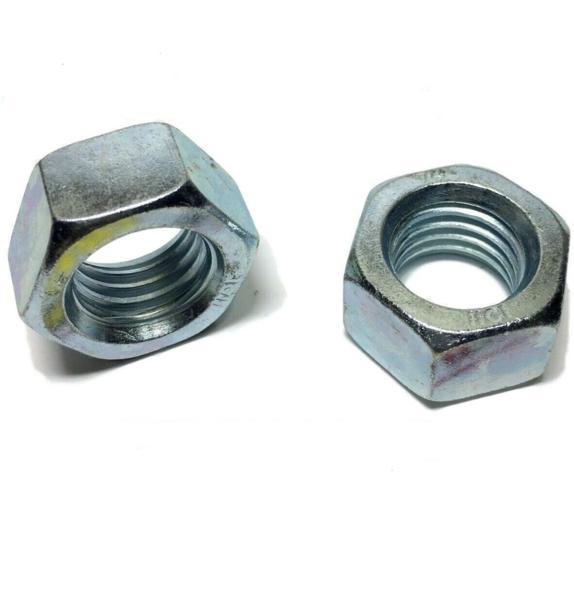 M6-1.0 Metric FInished Hex Nuts Class 10 Zinc Plated 6MM-1.0