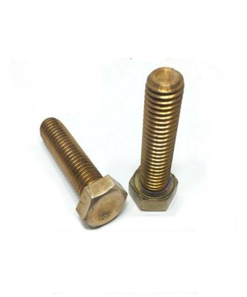 1/2"-13 x 2-3/4" Silicon Bronze Hex Cap Screw Bolt