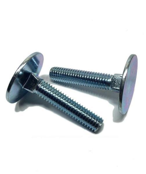 1/4"-20 x 2 1/4" Elevator Bolt Zinc Plated Full Thread Grade 2
