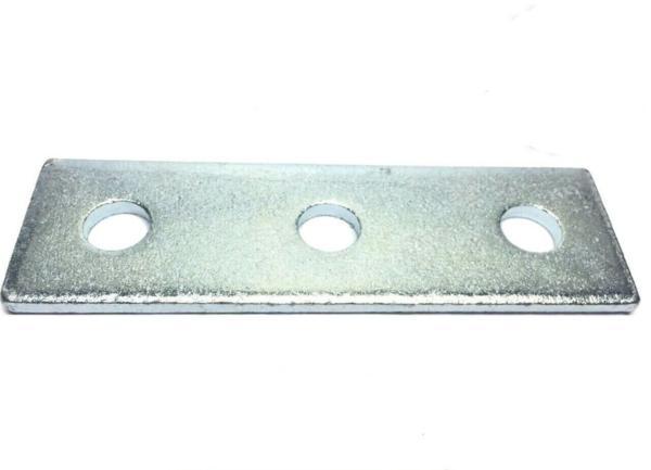 (4616) P1066 3 Hole Flat Splice Plate for Unistrut / B-LIne Channel