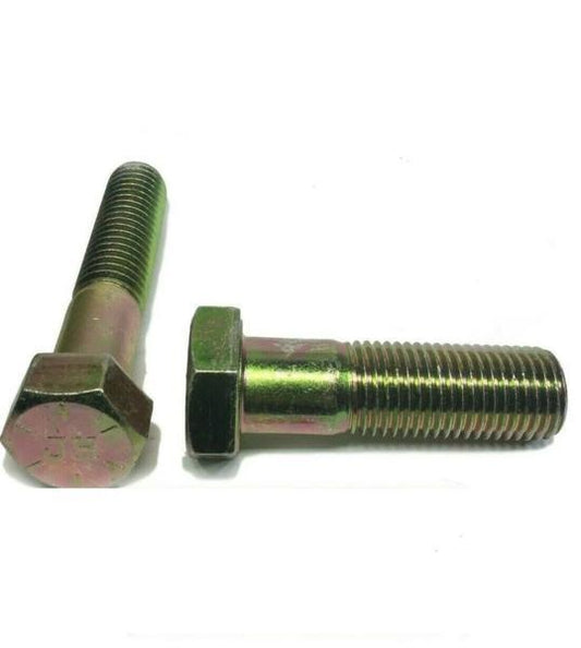 3/8"-16 x 2 1/4" Hex Bolt Zinc Plated Grade 8 Cap Screw Partial Thread