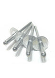 1/8" Dia. x 3/8" Large Flange POP Rivets ALL AlumInium 4-6 ABA46LF