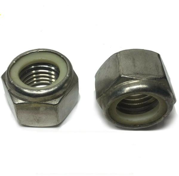 7/16"-14 StaInless Steel Nylon Insert Lock Hex Nut UNC Nylock