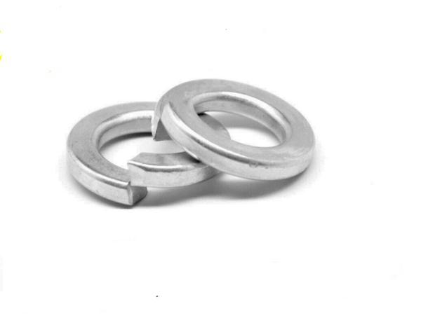 1/4" Regular Medium Standard Split Lock Washers Zinc Plated