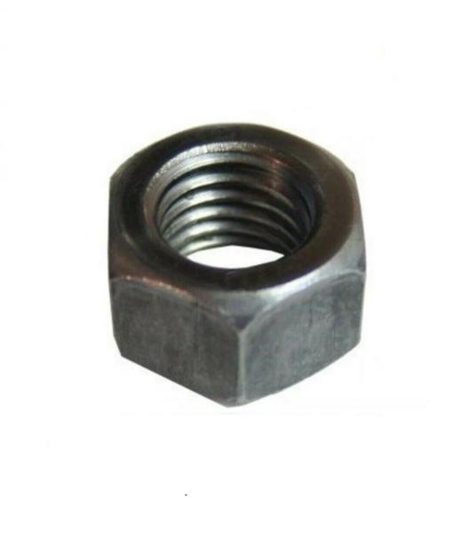 (4,000) 5/16-18 Plain Grade 2 Finished Hex Nuts Unplated Plain / Black Bulk Box