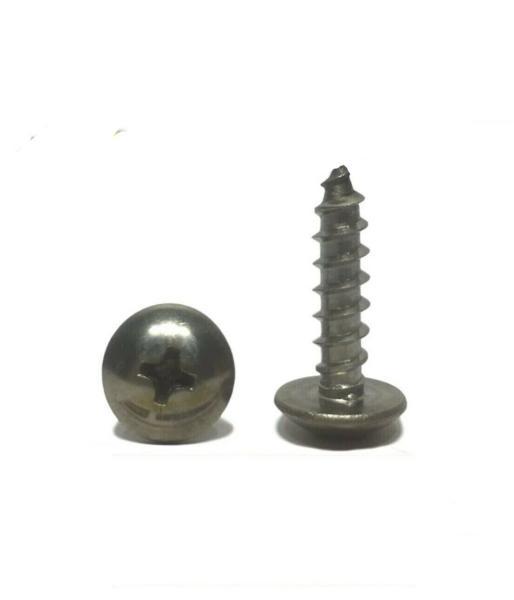 #8 x 1" Truss Head Phillips Sheet Metal Screws StaInless Steel