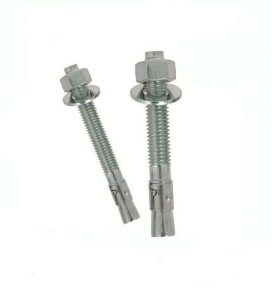 1/2"-13 x 5-1/2" Concrete Wedge Anchor Zinc Plated