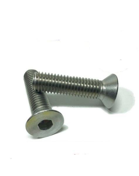 1/4"-20 x 1-1/2" Flat Head Socket Cap Screw 18-8 StaInless Steel 304