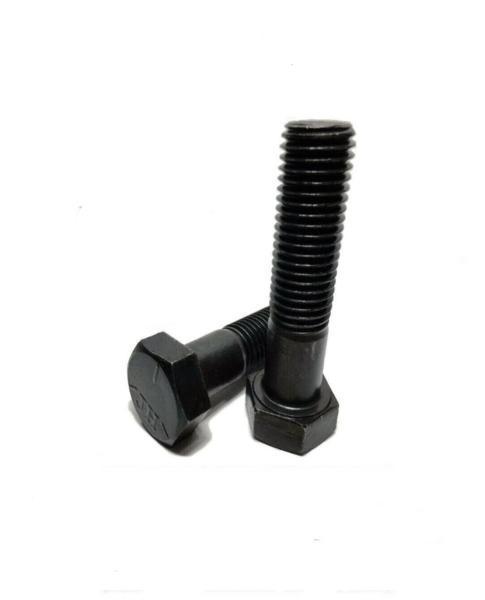 3/4-10 x 2 3/4" Hex Bolt Plain Black Grade 5 Cap Screw Partial Thread