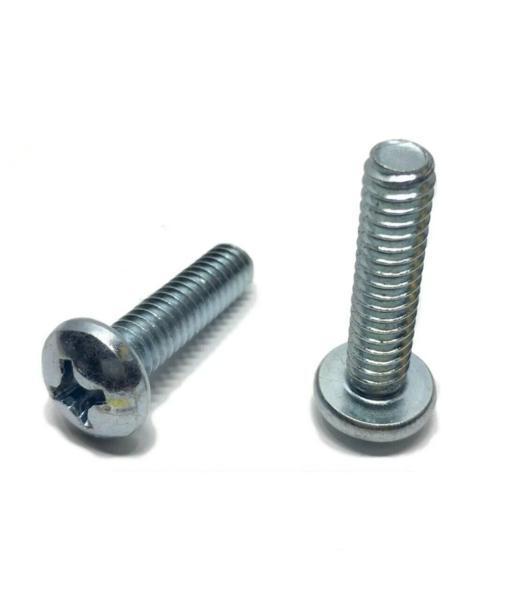 1/4"-20 x 3/4" Phillips Pan Head MachIne Screw Zinc Plated