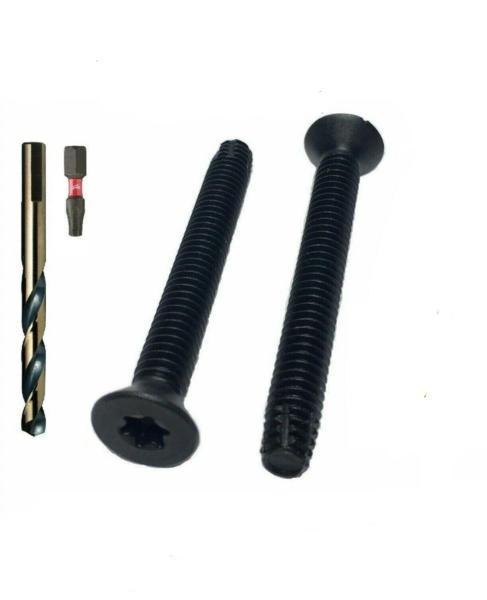 5/16"-18 x 2 1/4"Torx Trailer FloorIng Floorboard Screws + Drill Bit+T30