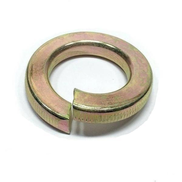 9/16" Standard Split Lock Washers Grade 8 Hardened Yellow Zinc