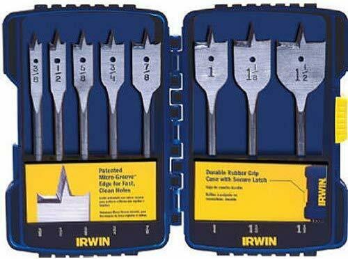 Irwin 341008 Speebor Wood Boring Bit Set, 8 Piece