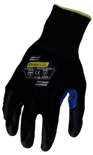 12 PAIR / DOZEN IronClad KKC1FN Knit Gloves Spandex Foam Nitrile