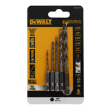 DEWALT DWAH1105 Impact Ready Hex Shank Drill Bit Set 5-Piece
